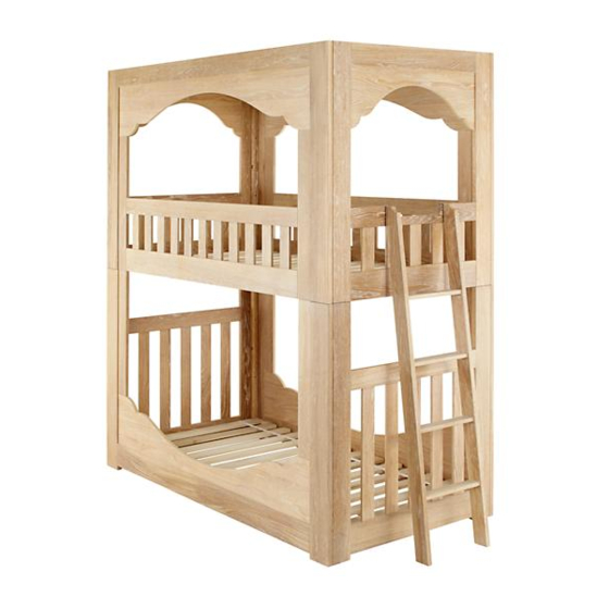 The Land of Nod Terrace Bunk Bed Assembly Instructions Manual