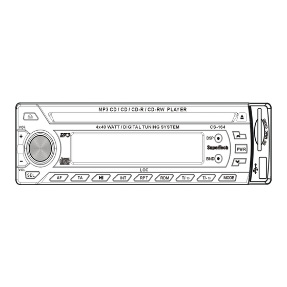 Supertech CS-164 Instruction Manual