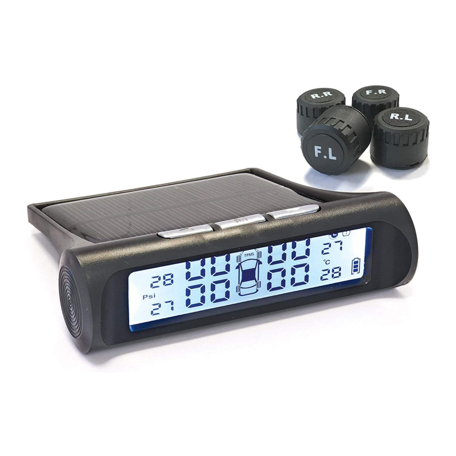 Streetwize leisurewize TPMS1 Manual