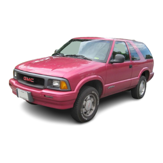 GMC 1997 Jimmy Owner's Manual