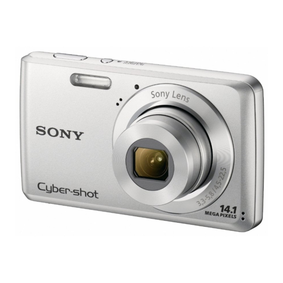 Sony Cyber-shot DSC-W520 Instruction Manual