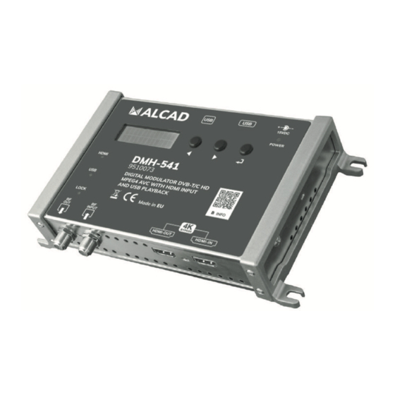 Alcad DMH-541 Manual