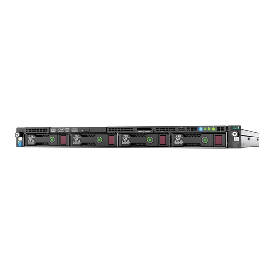 Hewlett Packard Enterprise ProLiant DL60 Gen9 Manuals