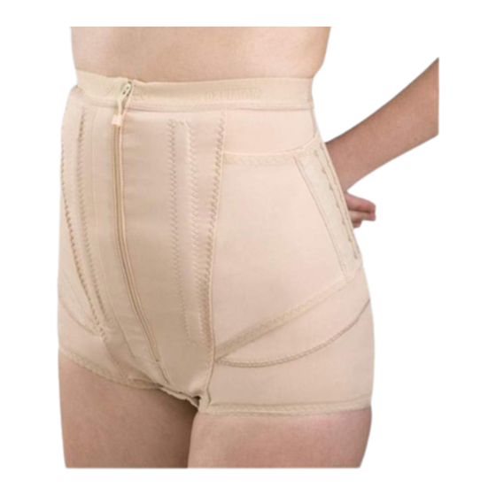 Orliman Pantbrace PF009 Use And Maintenance Instructions