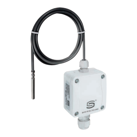 S+S Regeltechnik THERMASGARD HFTM-Q Operating Instructions, Mounting & Installation