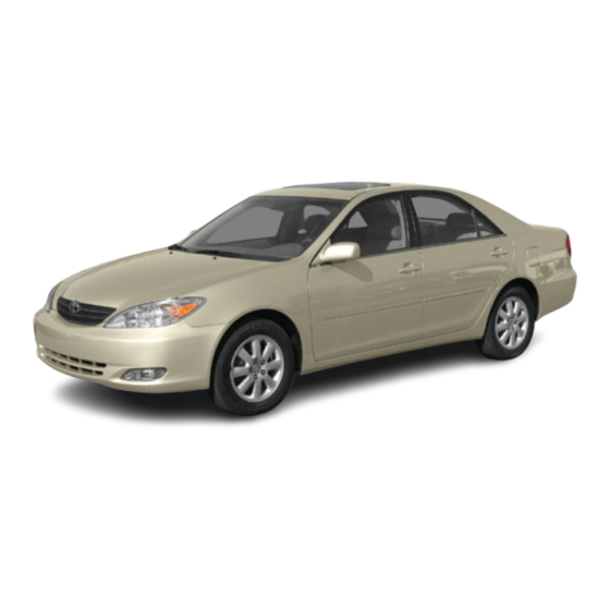 Toyota Camry 2004 Maintenance And Care