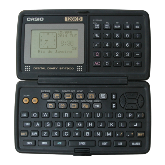 Casio SF-7900 Owner's Manual