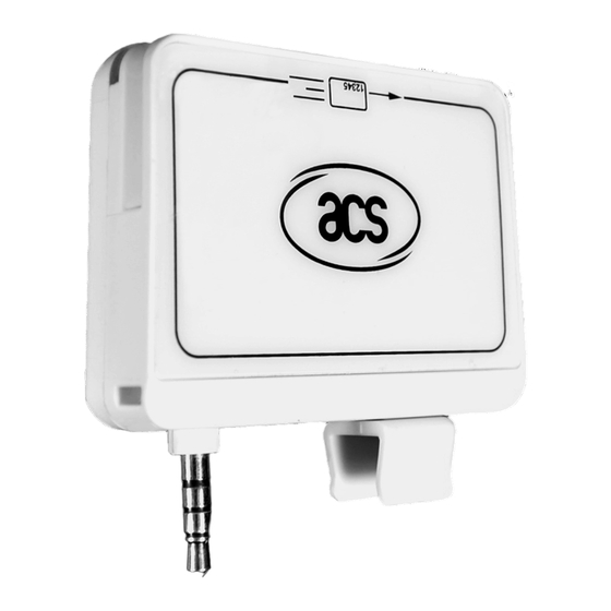 ACS ACR3x mobile Reference Manual