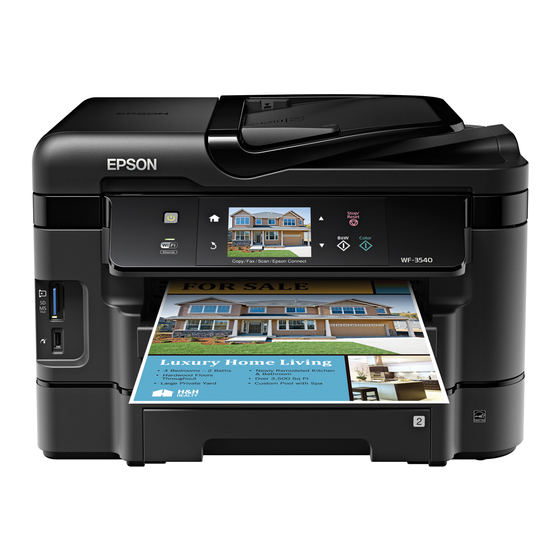 Epson WF-3520 Series Basic Manual