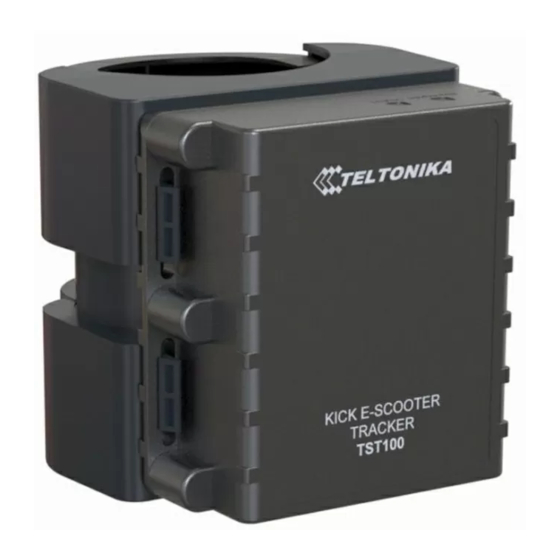 Teltonika TST100 Quick Manual