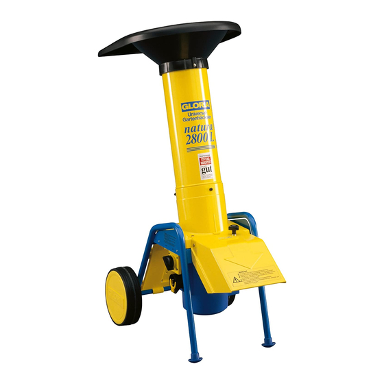 Gloria natura 2800 L Instructionsfor Use