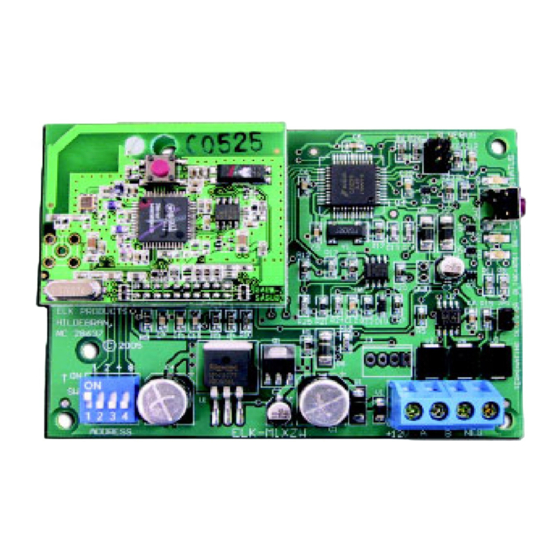 Elk M1 -M1XZW Installation Manual