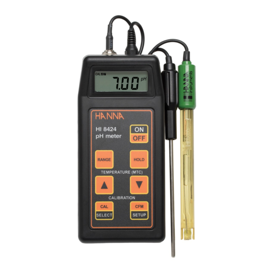 Hanna Instruments HA8424 Instruction Manual