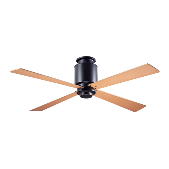 The Modern Fan Company Lapa Hugger Kit Installation Instructions