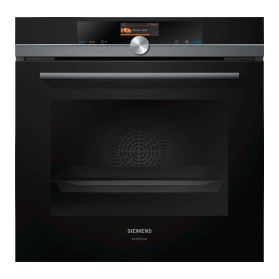 Siemens HB876G5 6 Series User Manual And Installation Instructions
