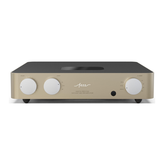 Fezz Audio SAGITA PRESTIGE User Manual
