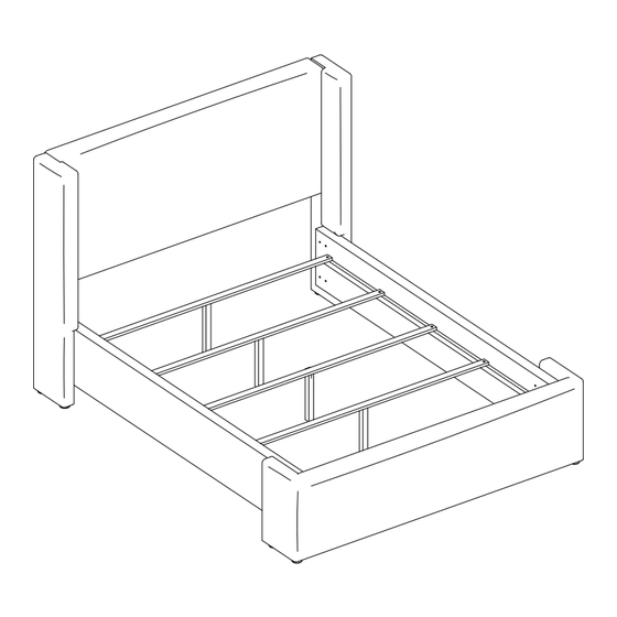 Living Spaces 5260WH-Q-HBFB Assembly Instructions Manual