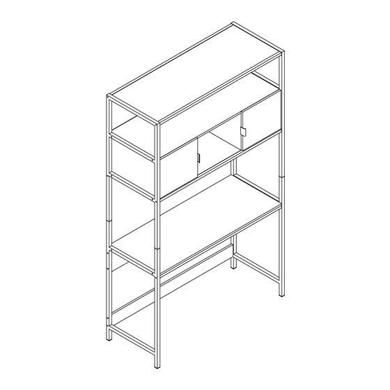 fantastic furniture Pasadena Bookcase Desk Oak Assembly Instructions Manual