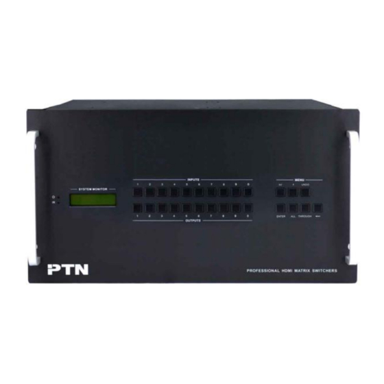 PTN MHD3232 User Manual