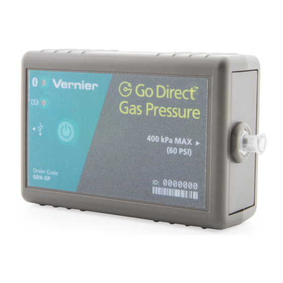Vernier Go Direct Gas Pressure User Manual