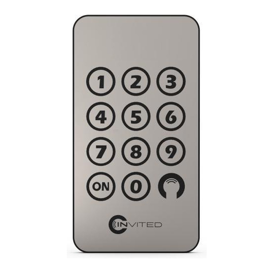 INVITED Smart Lock Keypad Manual