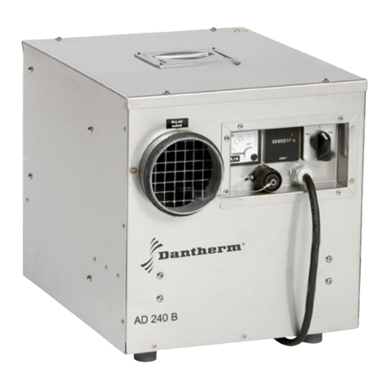 Dantherm AD 240B Manuals