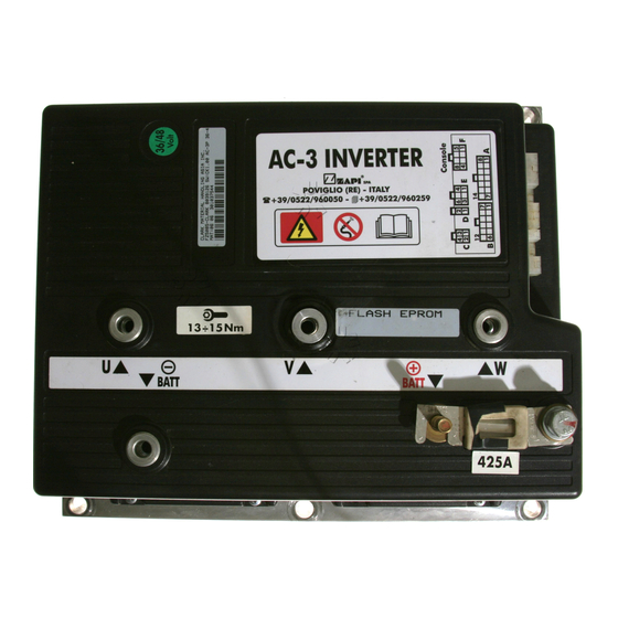 Zapi ZAPIMOS Series Installation And User Manual