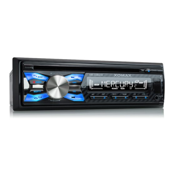 Xomax XM-CDB619 Installation Manual