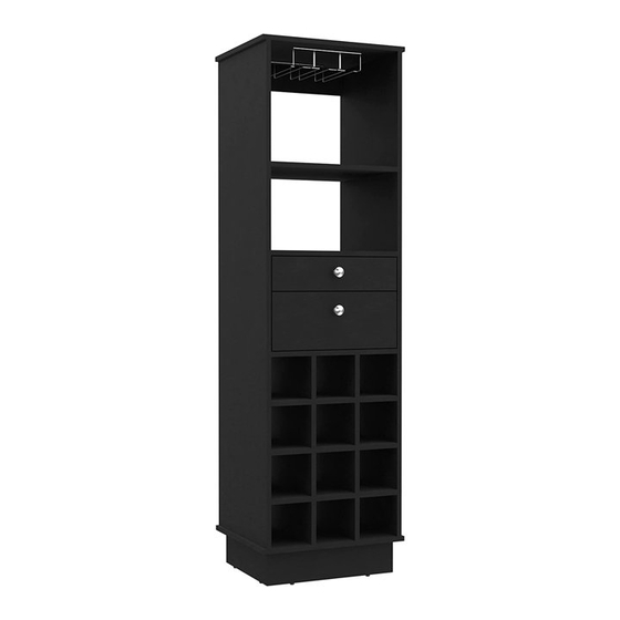 TUHOME Furniture CLASSIC BAR CABINET Assembly Instructions Manual