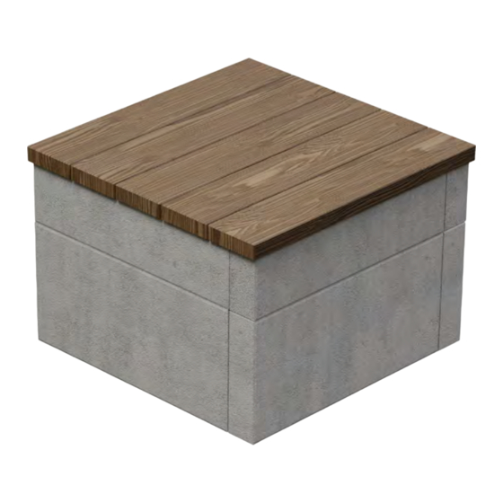 Belgard DESIGNFORMS SQUARE COFFEE TABLE Assembly Instructions Manual