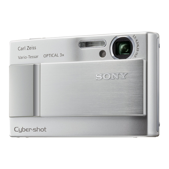 Sony Cyber-shot DSC-T10 Instruction Manual