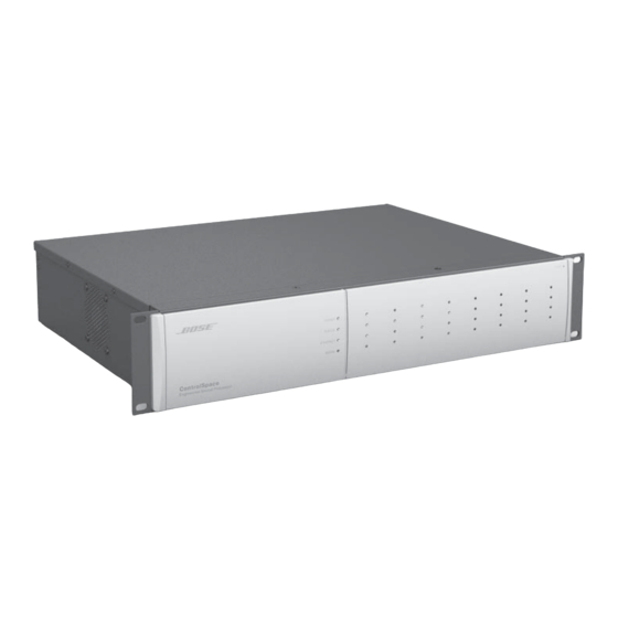Bose ControlSpace ESP-88 Safety Instructions & Install Manual