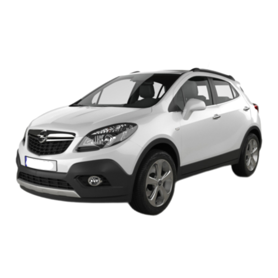Opel 2015 Mokka Owner's Manual