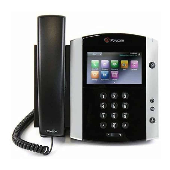 Polycom VVX 601 Quick Start Manual
