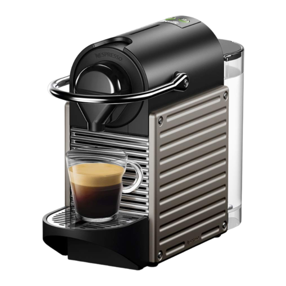 Breville NESPRESSO PIXIE BEC430 Instruction Manual