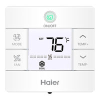 Haier QACT17A Installation And Operation Manual