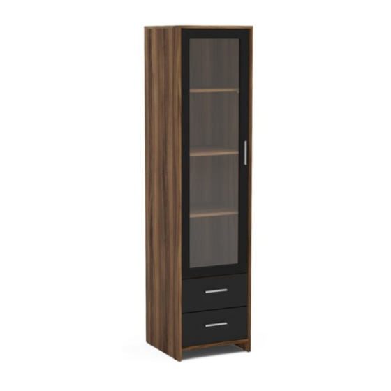 Birlea EDGEWARE GLASS DOOR CABINET Assembly Instructions Manual