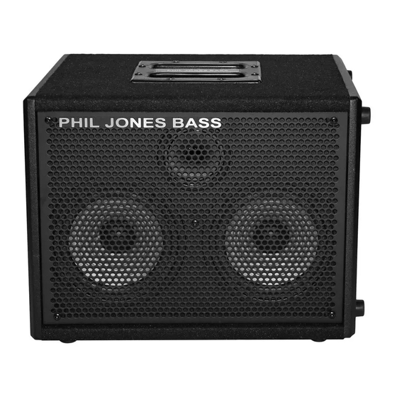 Phil Jones Bass CAB-27 Owner's Manual
