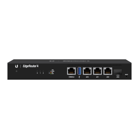 Ubiquiti ER-4 Quick Start Manual