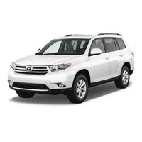 Toyota 2013 Highlander Quick Reference Manual