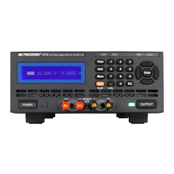 BK Precision 9184 User Manual