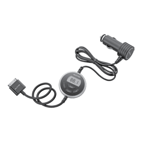 AUVIO FM Transmitter/Charger for iPod or iPhone User Manual