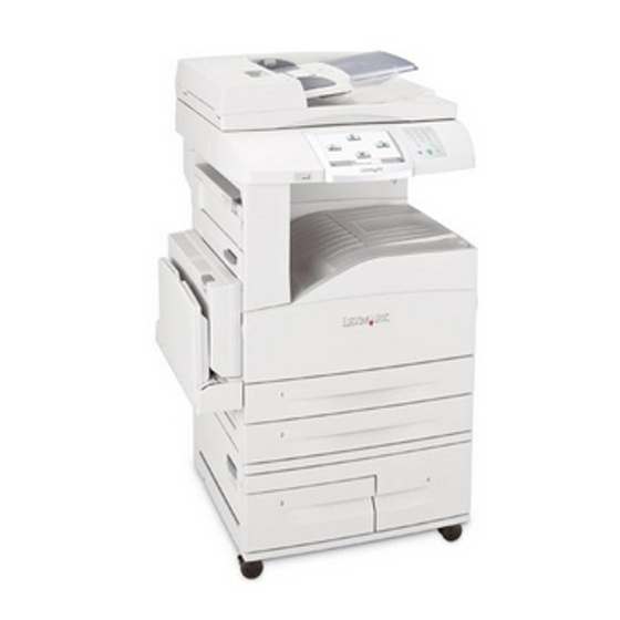 Lexmark X850e Service Manual