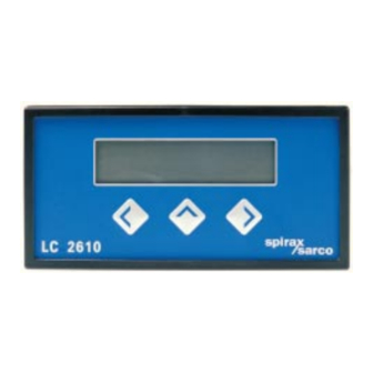 Spirax Sarco LC2610 Installation And Maintenance Instructions Manual