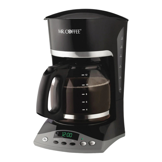 Mr. Coffee SK Series User Manual