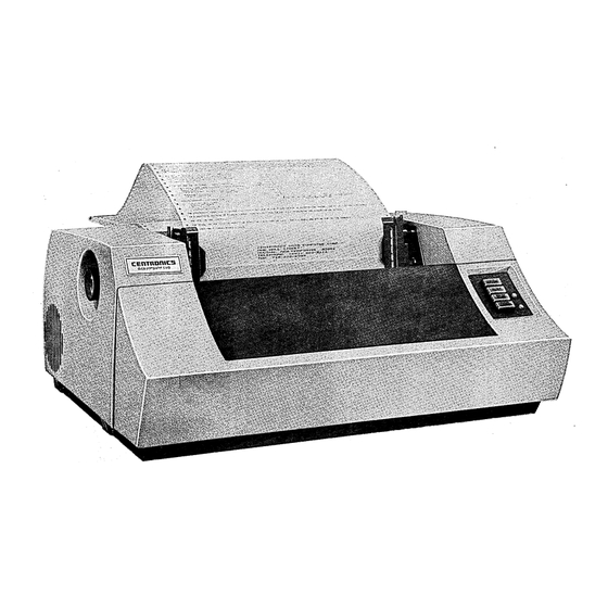 Centronics 101A Technical Manual