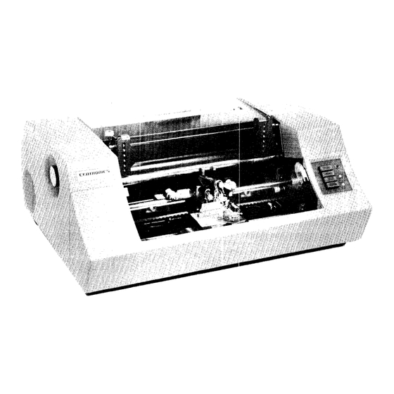 Centronics 101A User's & Technical Manual