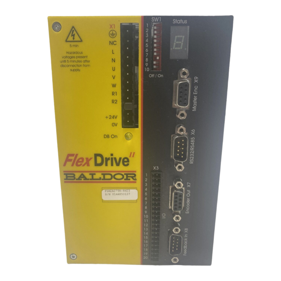 Baldor Flex+DriveII Installation Manual