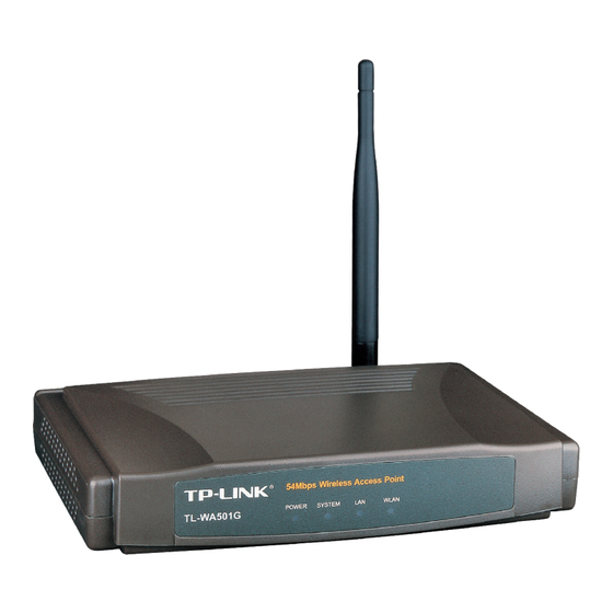 TP-Link TL-WA501G User Manual