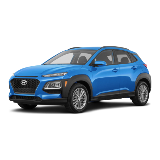 Hyundai KONA 2020 Manual